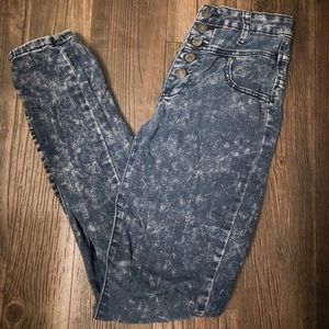 Delia’s Acid Wash High Waisted Jeggings